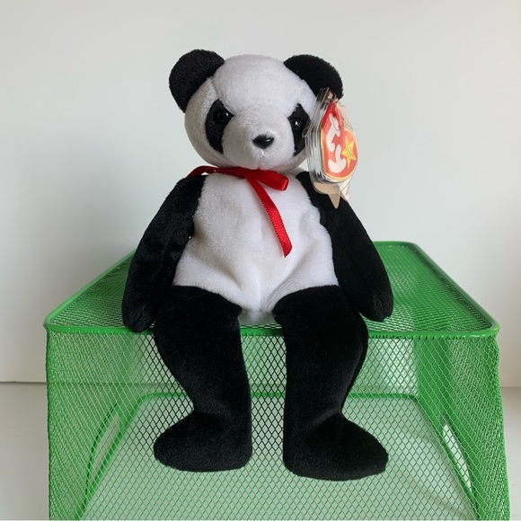 Vintage Ty 💕Panda Bears 💕Fortune!💫Welcome Home 🐼 Pandas! Beanie Babies - Picture 15 of 17
